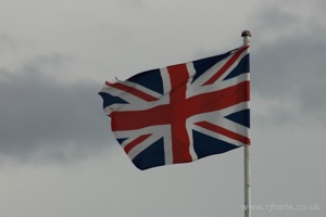 Wind Blowing The Union Flag