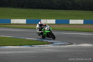 Mark Negotiates a Wet Melbourne Hairpin [1 of 8]