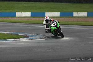 Mark Negotiates a Wet Melbourne Hairpin [3 of 8]