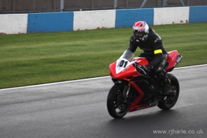 Dave on the Start/Finish Straight
