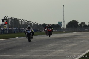 Dave on the Start/Finish Straight