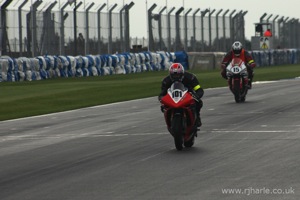 Dave on the Start/Finish Straight