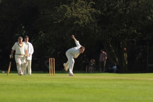 Den Watches As John Follows Through