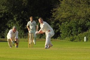 Ivanhoe Batsman Has a Swing