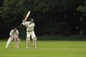 Nige Looking For The Mid-Wicket Boundary