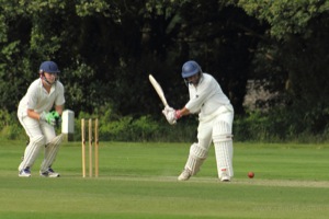 Pec Tries Out His New Bat