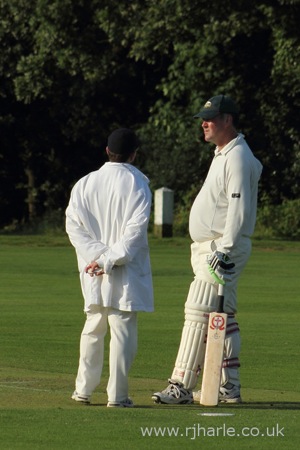 Carl and Smithy Chatting