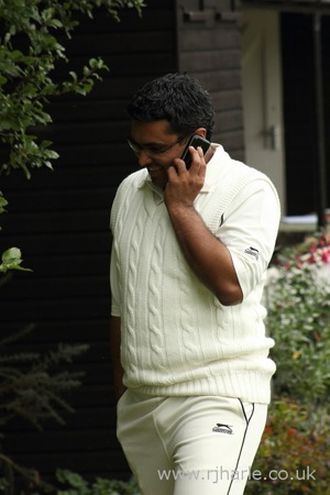 Manish On The Phone