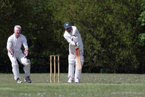 Amit Plays One High Up the Bat