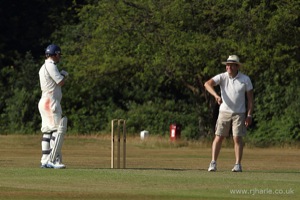 Umpire Making Strange Shapes