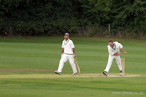 Nigel Bowls the Final Over