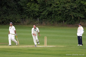 Nigel Bowls the Final Over