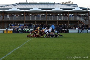 Scrum in Front of the Grandstand