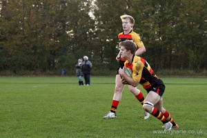 After Catching the High Ball